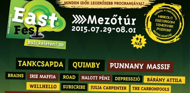 Hamarosan ismét buli Keleten – East Fest 2015