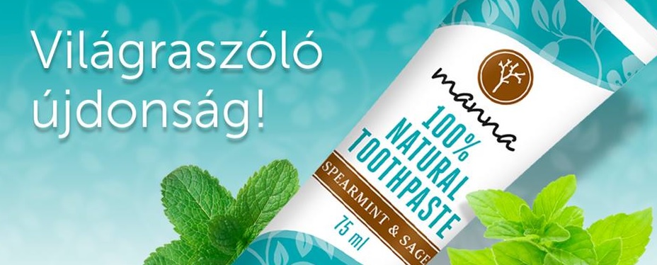 Vegyszermentes fogkrém a Mannától