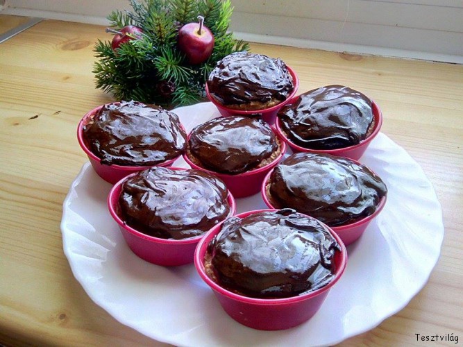 A Tesztvilág bemutatja a karácsonyi almás-fahéjas-csokis muffin receptjét