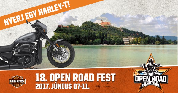 Már csak 1 hét és startol az Open Road Fest!