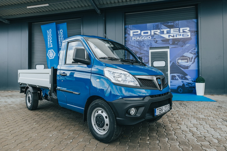 Megérkezett a vadonatúj Piaggio Porter NP6 Magyarországra