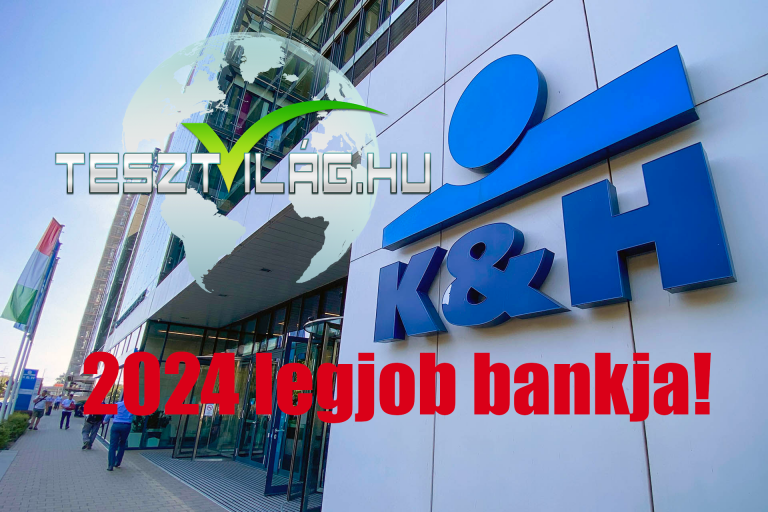 A Tesztvilág szerint első a K&H Bank!