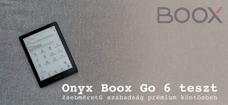 Onyx Boox Go 6 teszt